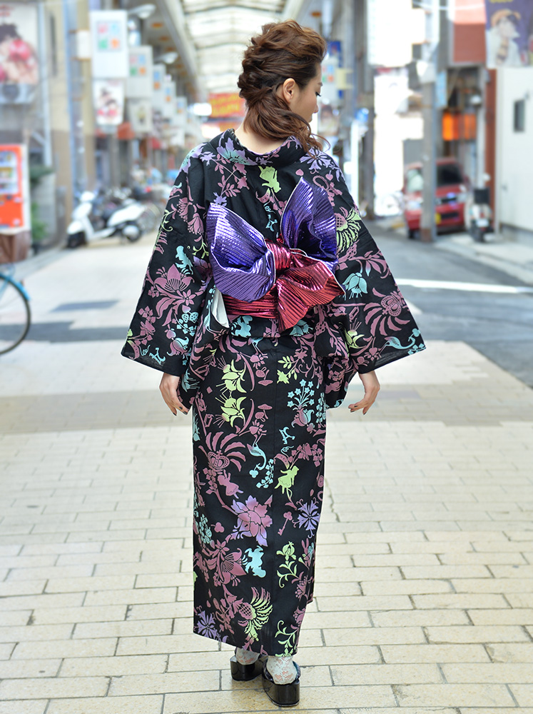 商品「ギラ☆ヘコ」RumiRockメタリック兵児帯｜Rumi Rock