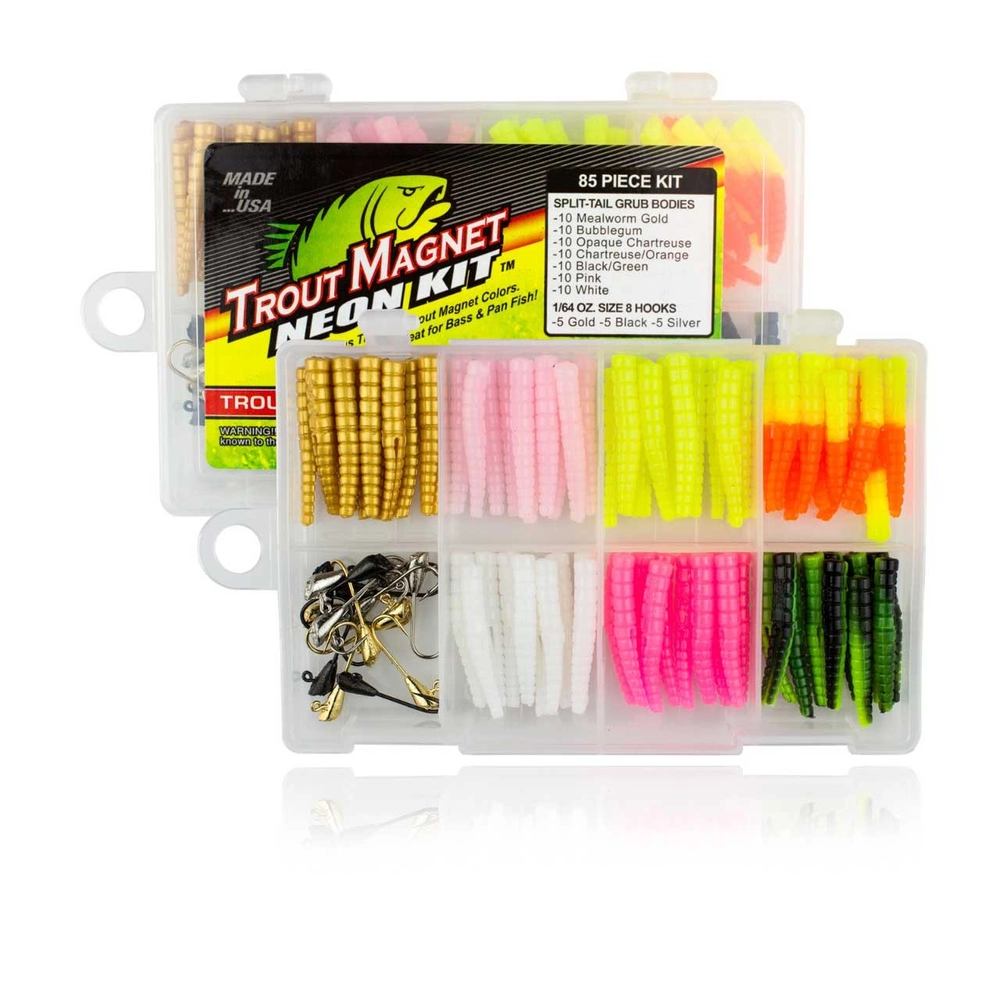 manateeページ スクイーズ4点 Leland's Lures Trout Magnet Neon Kit