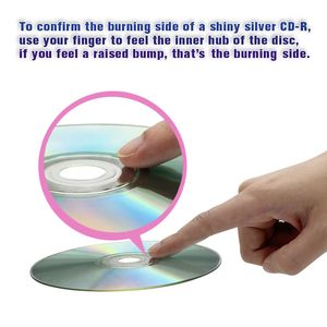 Optical Quantum 52X 80min/700MB Shiny Silver Top CD-R Bl