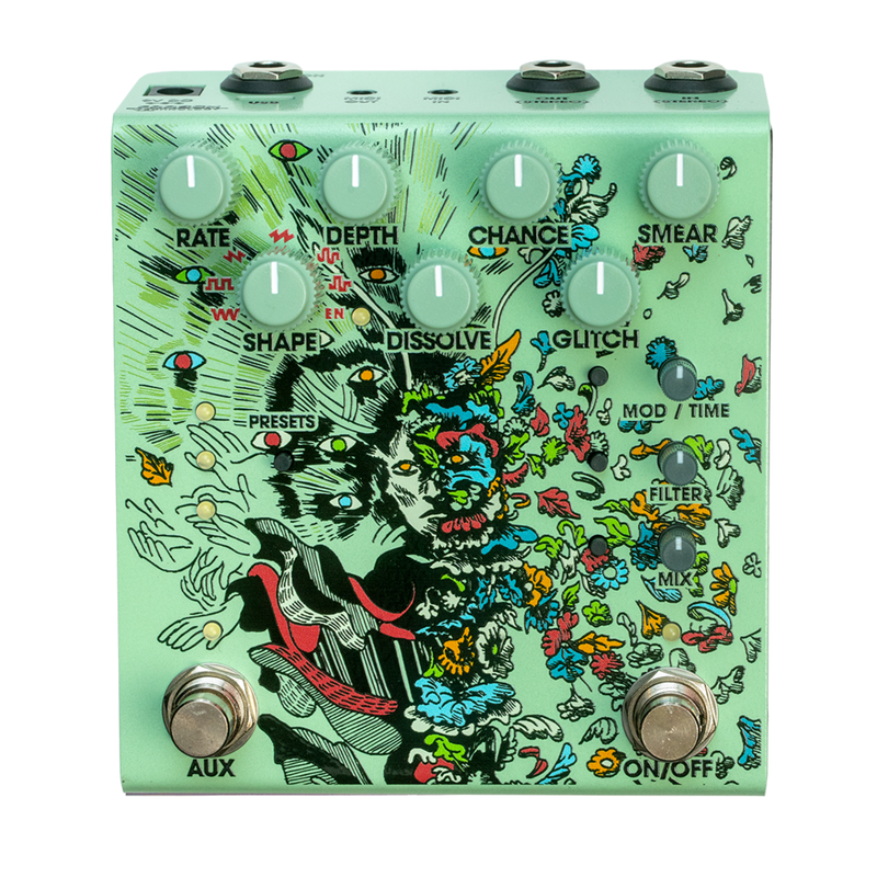 Old Blood Noise Endeavors Parting Glitch Device Effect Pedal, Green