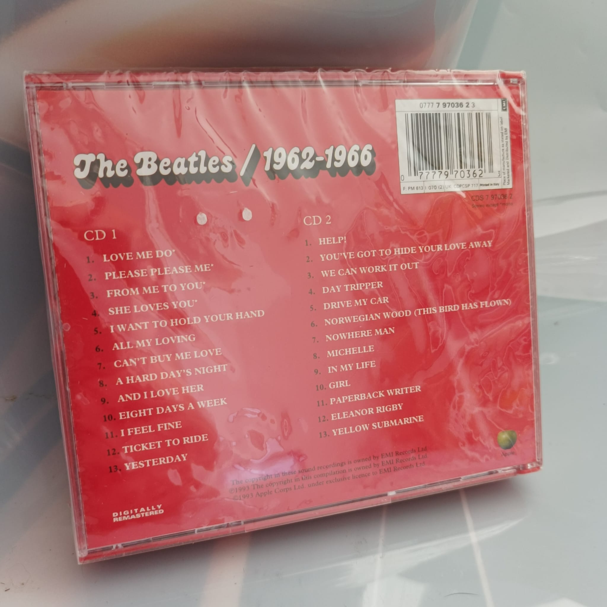 The Beatles – 1962-1966 – 2 X CD – printed in Italy | Rustblade