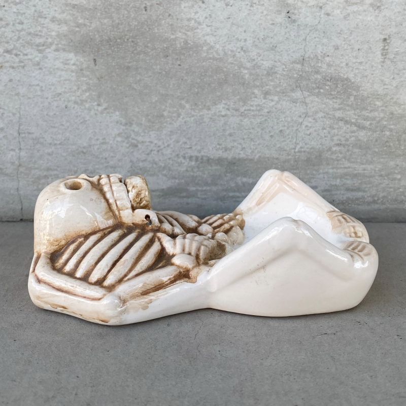 VINTAGE ANTIQUE SKULL ASHTRAY ヴィンテージ アンティーク スカル