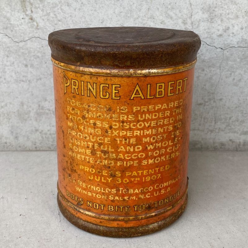 VINTAGE ANTIQUE PRINCE ALBERT TOBACCO TIN CAN ヴィンテージ