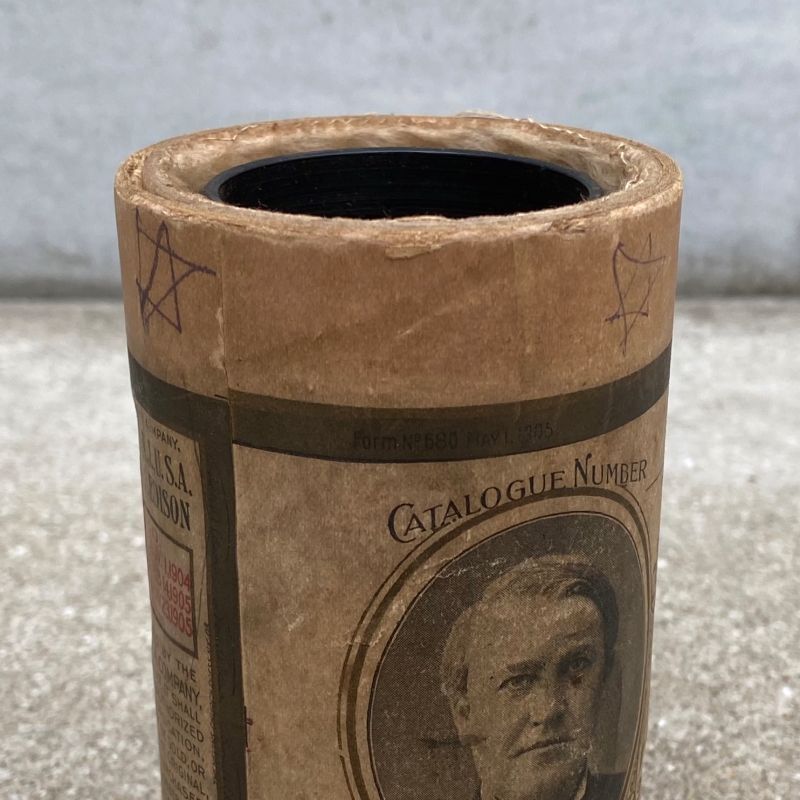 VINTAGE ANTIQUE EDISON RECORD ヴィンテージ アンティーク 蝋管