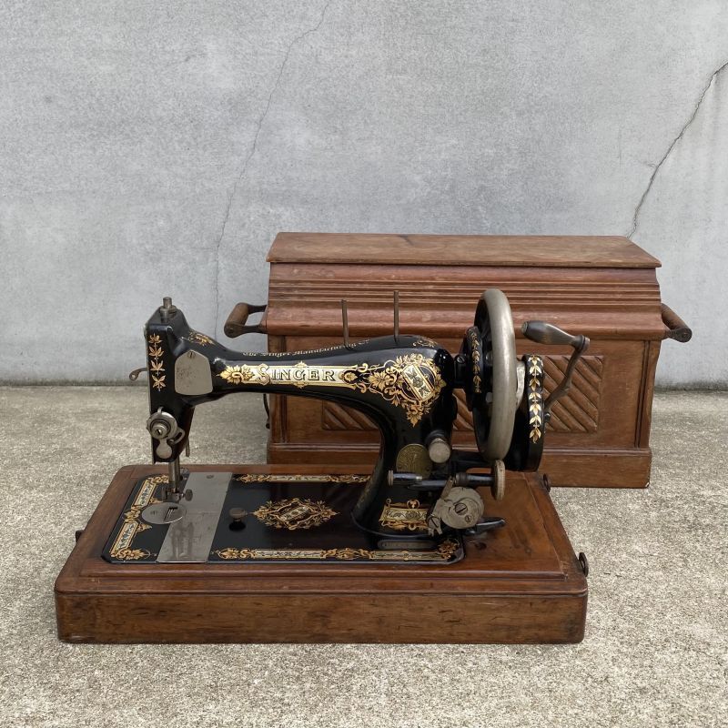 VINTAGE ANTIQUE SINGER SEWING MACHINE ヴィンテージ アンティーク