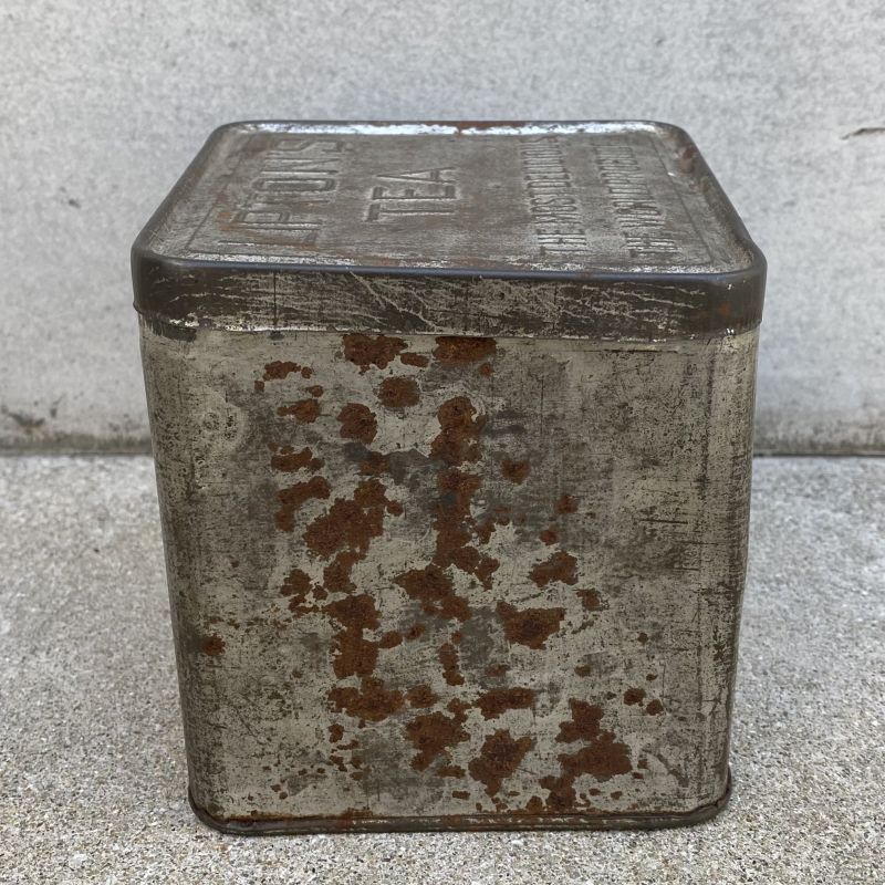 VINTAGE ANTIQUE LIPTON'S TEA TIN CAN ヴィンテージ アンティーク
