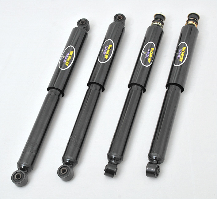 ジムニーjb23青色4×4ショックアブソーバー4本セット(ノーマル)長さ