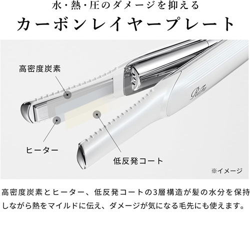 リファフィンガーアイロン ST ホワイト / ReFa FINGER IRON ST /スーツ