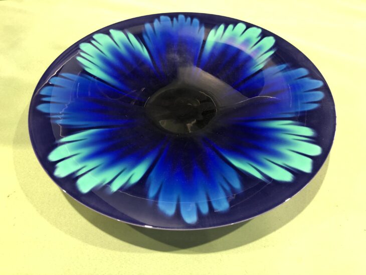 三代目 徳田八十吉 作『耀彩輪華文鉢』 ｜骨董品買取 緑和堂