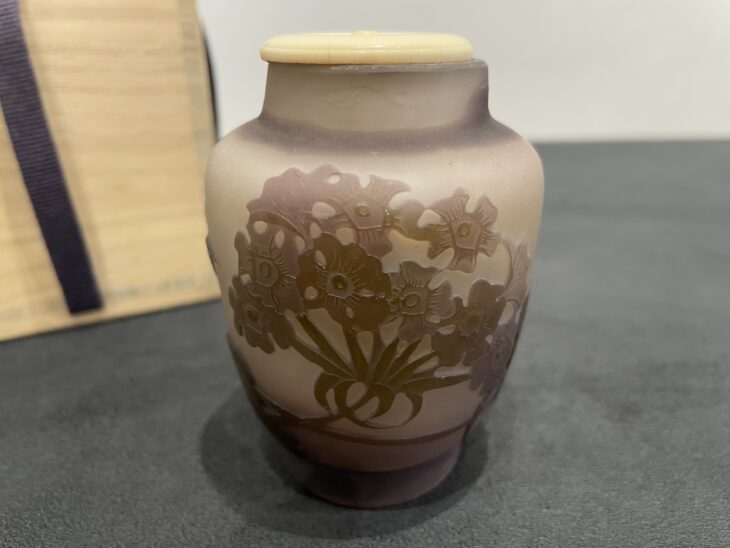 エミール・ガレ 『茶入』 ｜骨董品買取 緑和堂