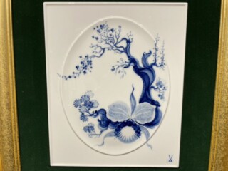 マイセン ブルーオーキッド 陶板画』 ｜骨董品買取 緑和堂