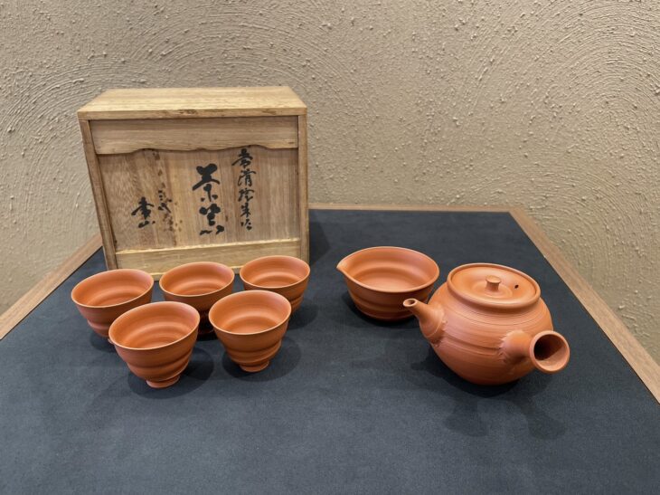 三代 山田常山 作 『常滑焼 朱泥 茶器』 買取価格相場｜骨董品買取 緑和堂