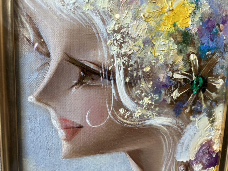 鶴岡義雄 『マドモアゼル』 ｜骨董品買取 緑和堂