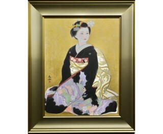 三輪良平 作 『舞妓』 ｜骨董品買取 緑和堂