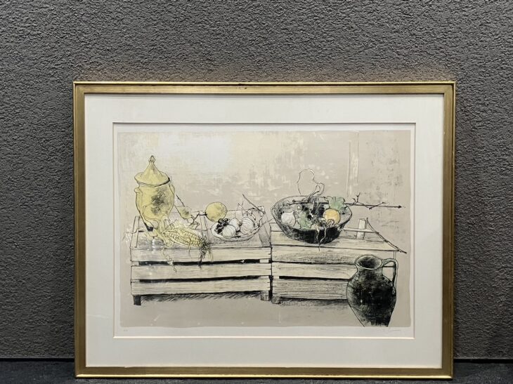 ジャン・ジャンセン 『とうもろこしのある静物』 ｜骨董品買取 緑和堂