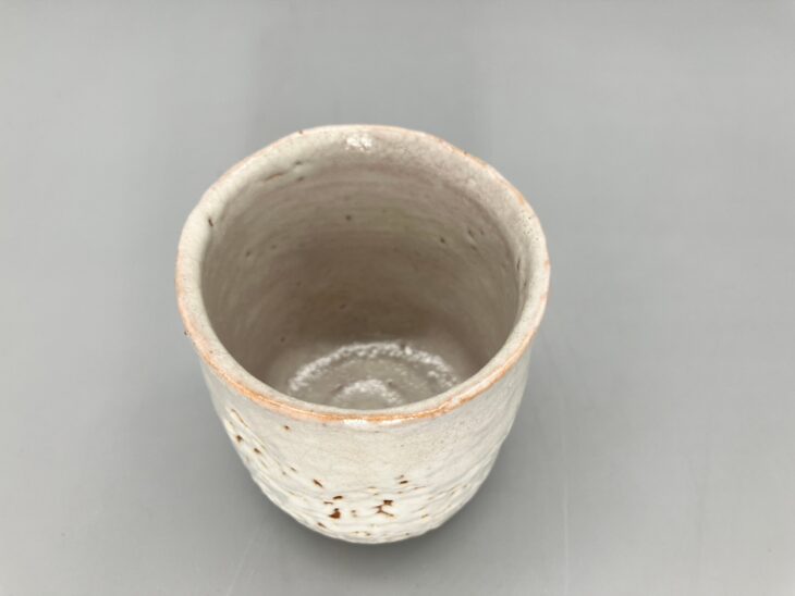 十一代 三輪休雪 作 『萩焼 湯呑』 ｜骨董品買取 緑和堂