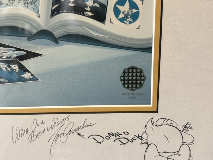 ディズニー セル画 『Donalds Memory Book』 ｜骨董品買取 緑和堂