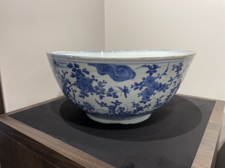 明時代 大明成化年製銘 古染付 大鉢 ｜骨董品買取 緑和堂