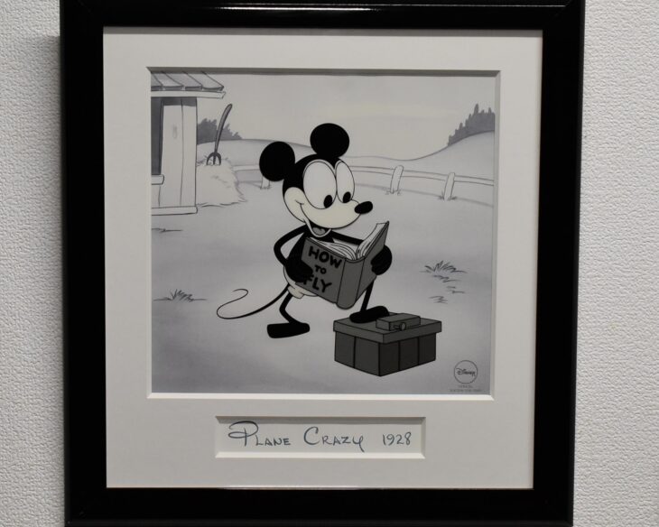 ディズニー セル画『Pilot Mickey』 ｜骨董品買取 緑和堂