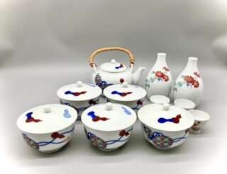 酒井田柿右衛門 作『煎茶器』 ｜骨董品買取 緑和堂