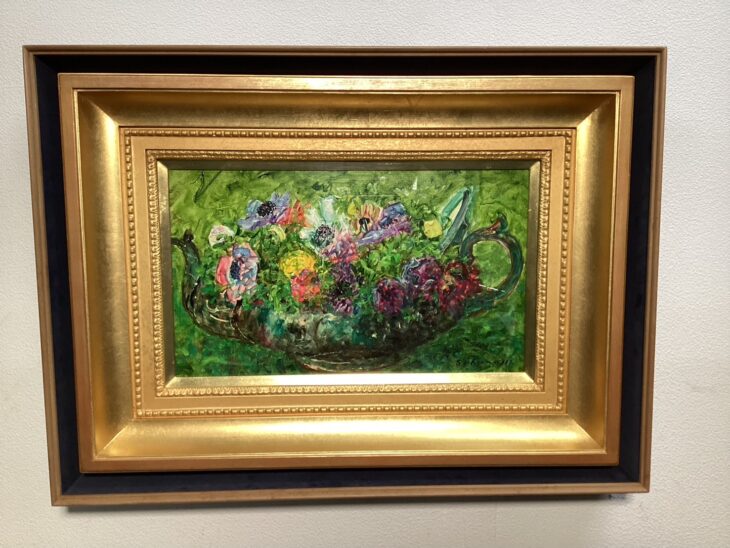 宮本三郎 『花』 買取価格相場｜骨董品買取 緑和堂