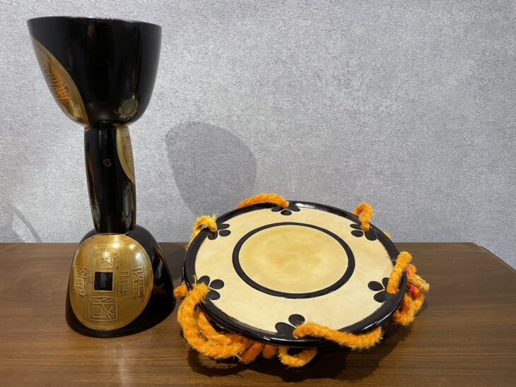 弥左衛門胴銘 京林革銘『小鼓』 買取価格相場｜骨董品買取 緑和堂