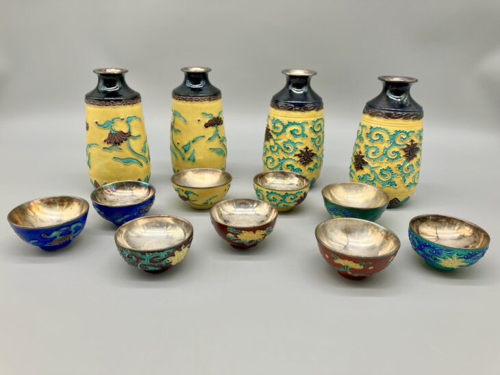 永楽善五郎 『交趾 酒器』 ｜骨董品買取 緑和堂