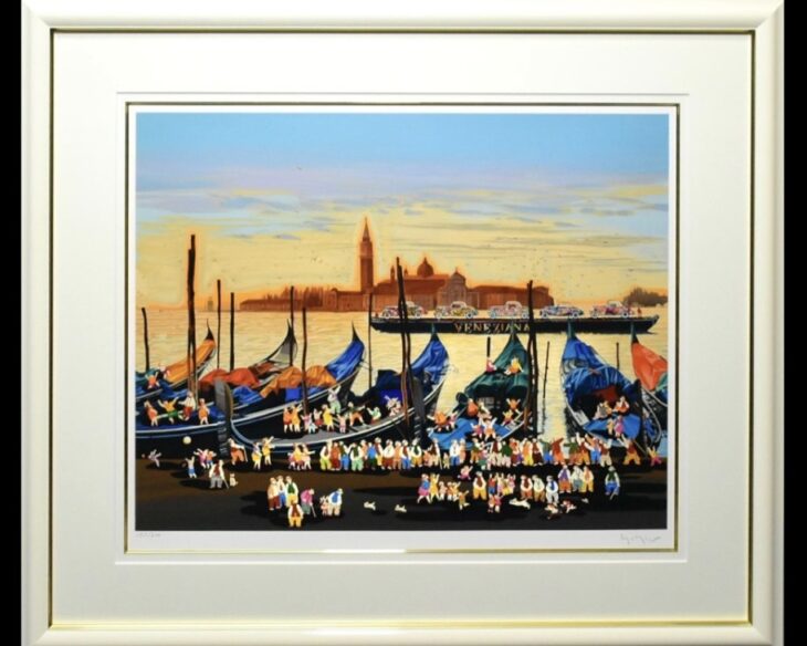 ヒロ・ヤマガタ 『アースリー イン ベニス』 ｜骨董品買取 緑和堂