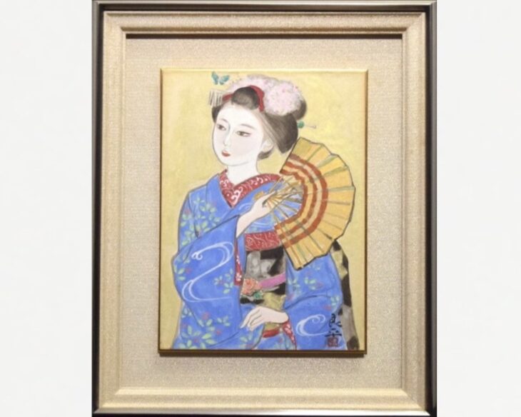 三輪良平 『舞妓』 ｜骨董品買取 緑和堂