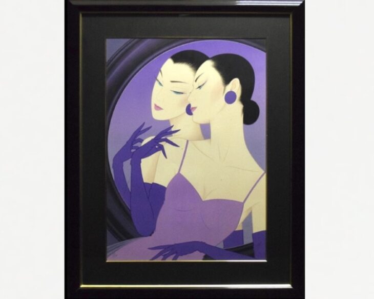 鶴田一郎 艶鏡 ｜骨董品買取 緑和堂