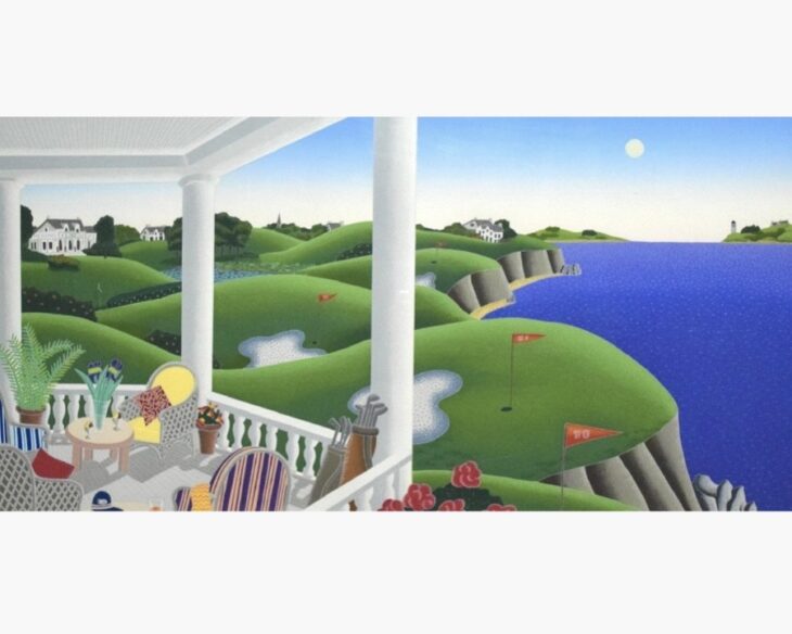 トーマス・マックナイト 『シーサイドゴルフ』 ｜骨董品買取 緑和堂