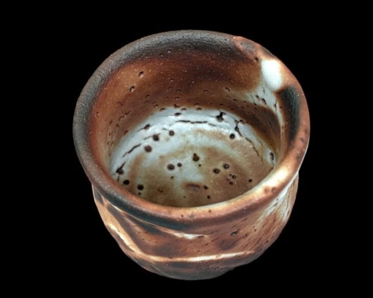 林正太郎 鼡志野 ぐい呑 ｜骨董品買取 緑和堂