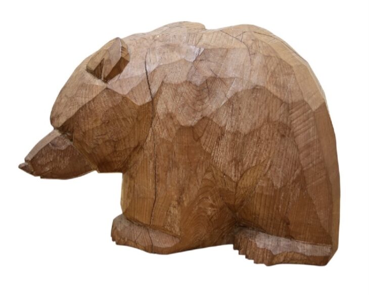 引間二郎 『木彫り熊 木歩』 ｜骨董品買取 緑和堂