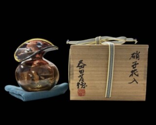 黒木国昭 作 干支 銘 金彩象嵌 光琳『丑』 買取価格相場｜骨董品買取