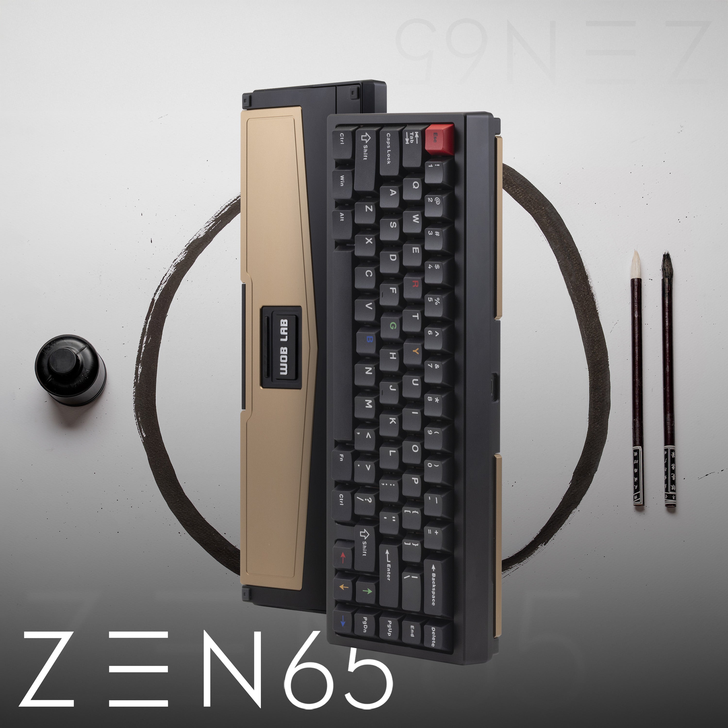 WOBKEY Zen 65 Quick Release Tri-Mode Mechanical Keyboard