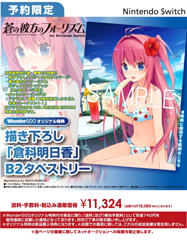 Nintendo Switch 蒼の彼方のフォーリズム for Nintendo Switch