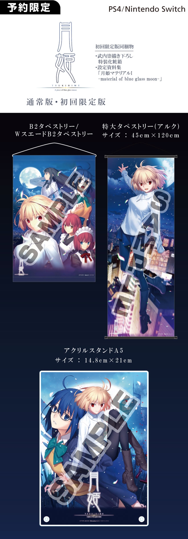 PS4／Nintendo Switch 月姫 -A piece of blue glass moon- 通常版