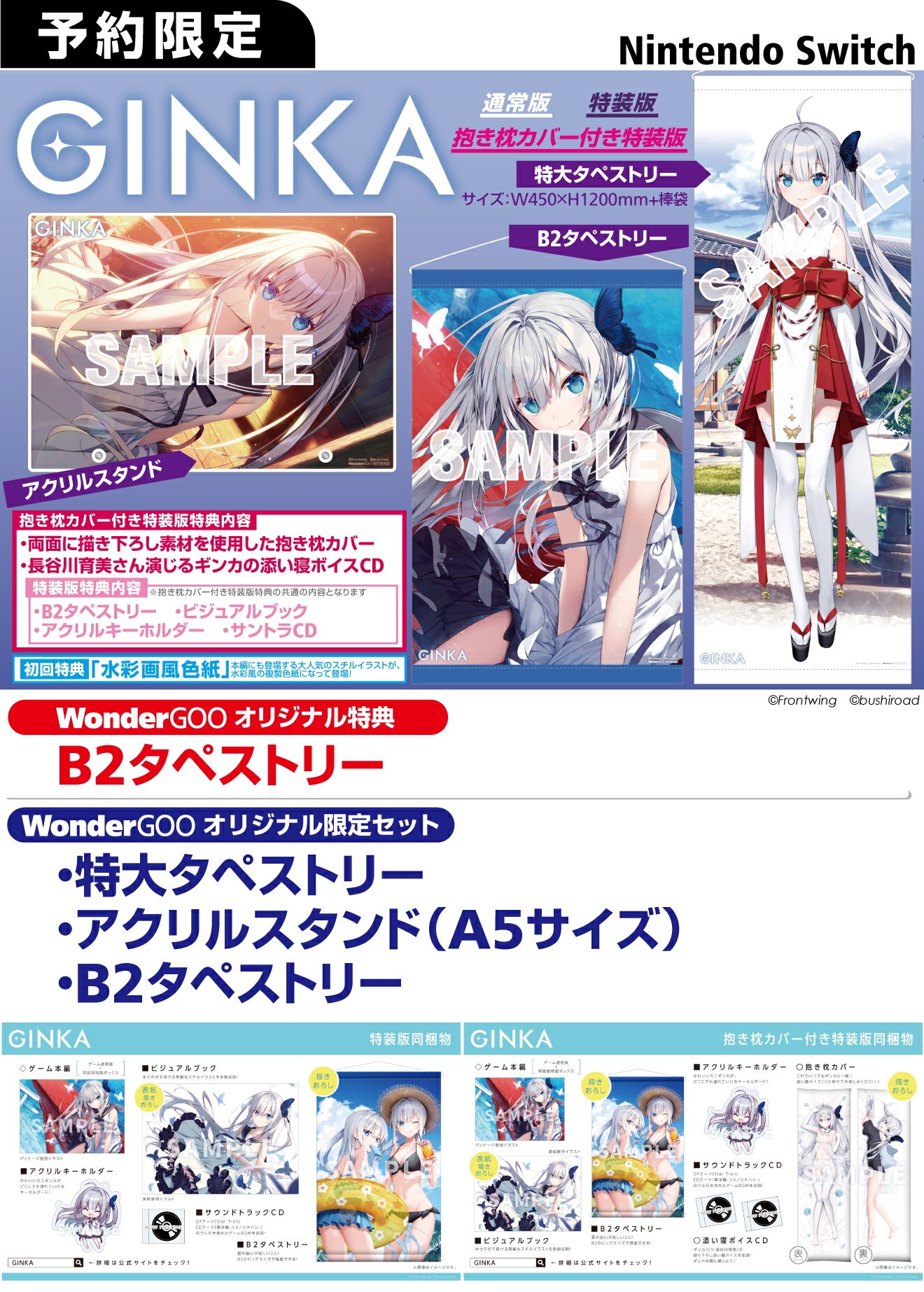 Nintendo Switch GINKA【限定セット】B2タペストリー・特大