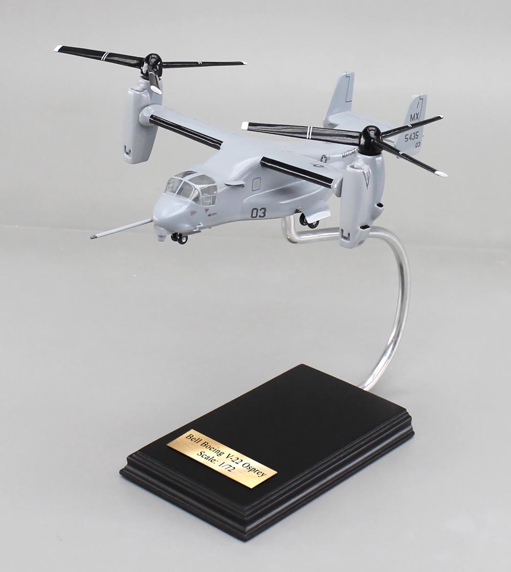 □オスプレイ（OSPREY-V-22)完成模型 飛行・ヘリモード変換可能仕様 米