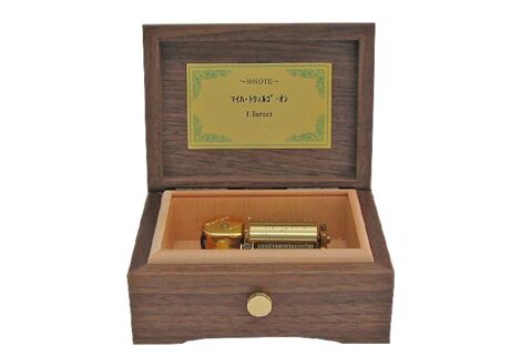 OEM、記念品、販促品向けオリジナル木製品 30弁オルゴール スピカ OE018-WN