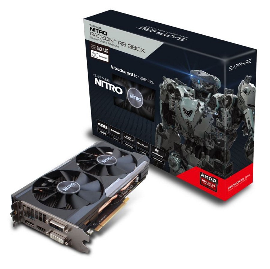Sapphire R9 380X 4GB 256-Bit GDDR5 PCI Express 3.0 Nitro Edition