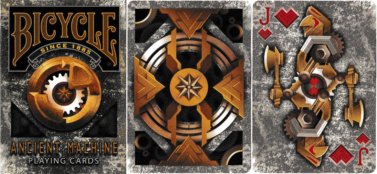 Bicycle Ancient Machine playing cards — The World of Playing Cards