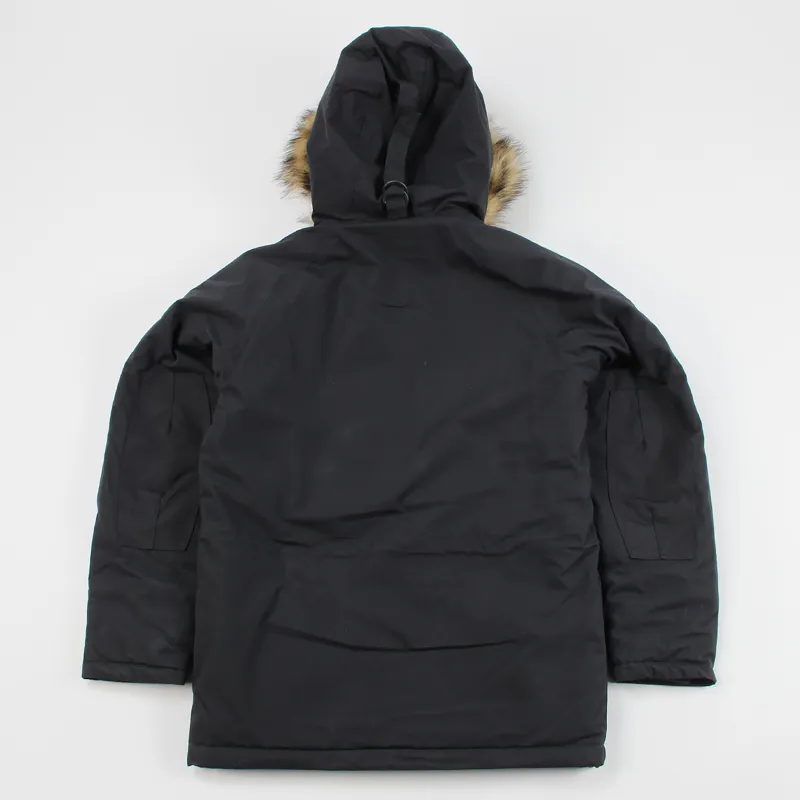 Carhartt Work In Progress Mens Trapper Parka Jacket Black Coat