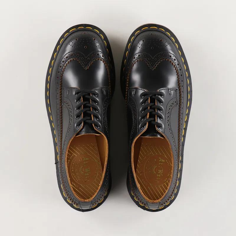 Dr Martens Made In England Vintage 3989 Leather Shoes Black