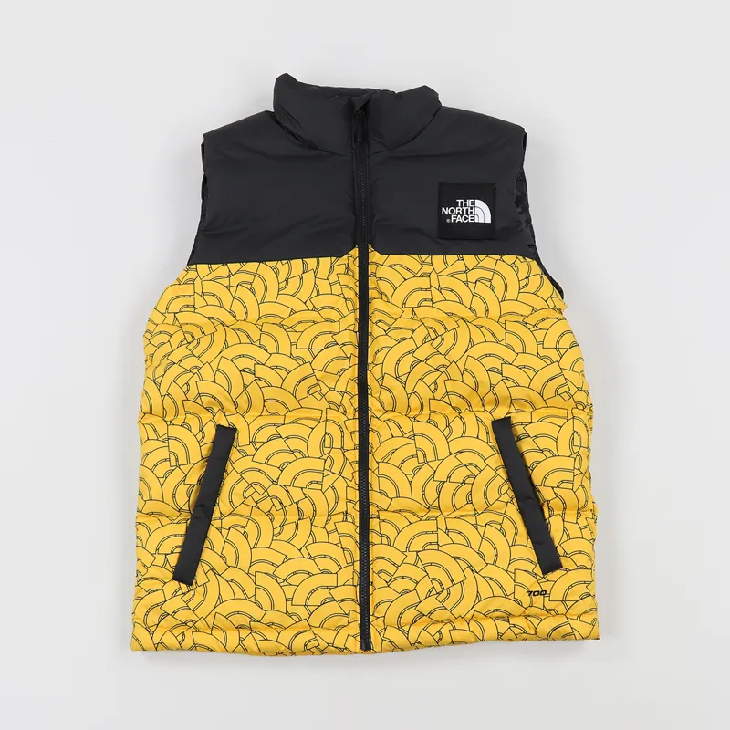 The North Face Black Label Down 1992 Nuptse Gilet Vest Yellow