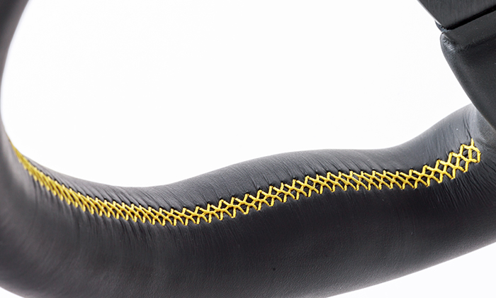 WB STEERING TypeⅢ 350 Yellow Stitch | worksbell