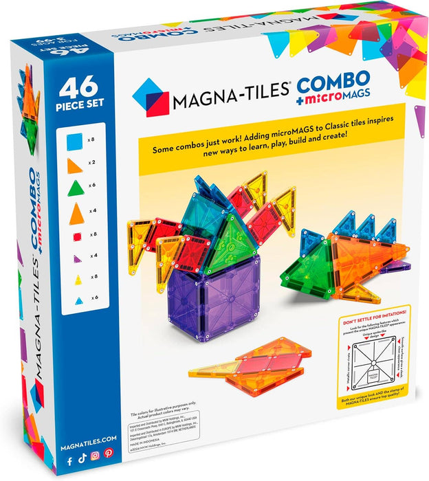 Magna-Tiles Combo 46-Piece Set — Nature's Workshop Plus