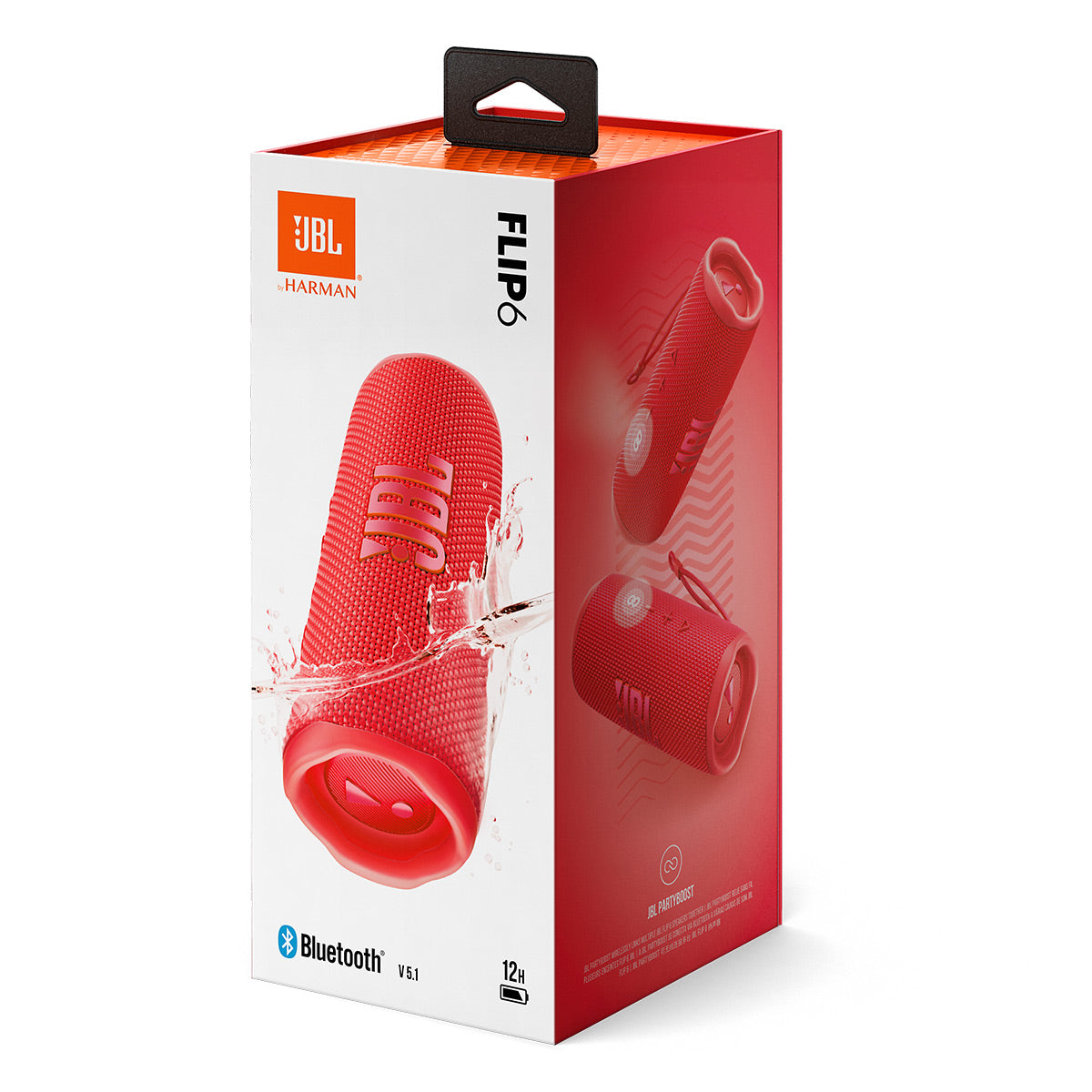 JBL Flip 6 Portable Waterproof Speaker (Red) | World Wide Stereo