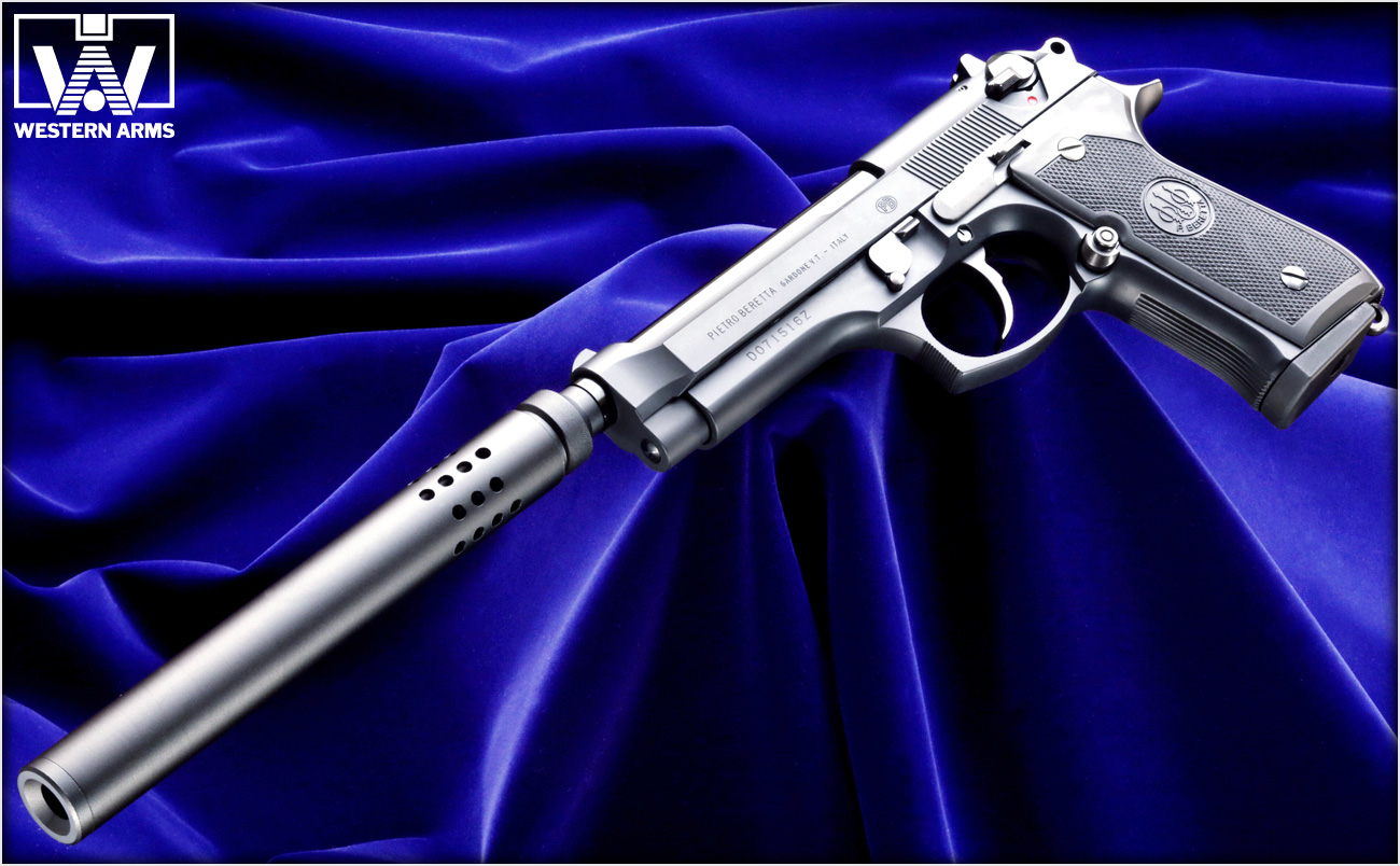 大迫力のサイレンサー装備！「WA【ベレッタ】M92FS スーパーロング