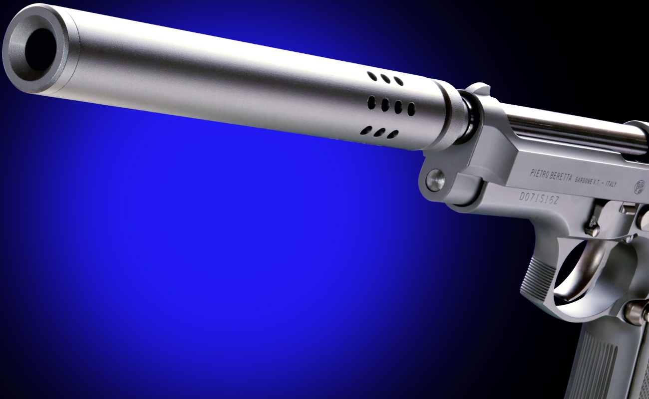 大迫力のサイレンサー装備！「WA【ベレッタ】M92FS スーパーロング